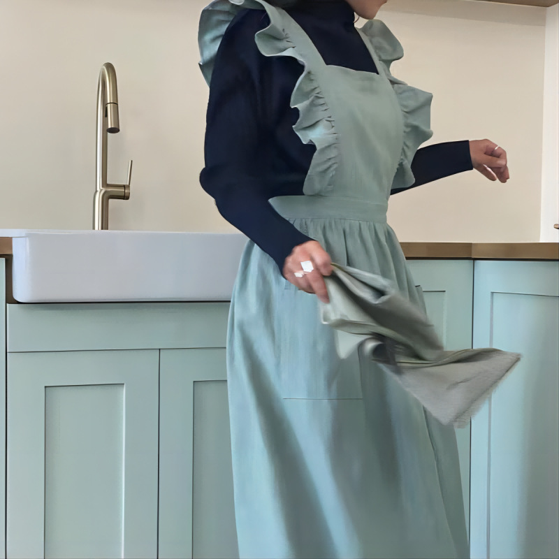 Tablier Vintage en coton et li - Kitchen With Baking Area avis et prix