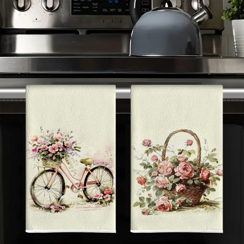 Lot de 2 serviettes de cuisine - Kitchen Baking Cart avis et prix