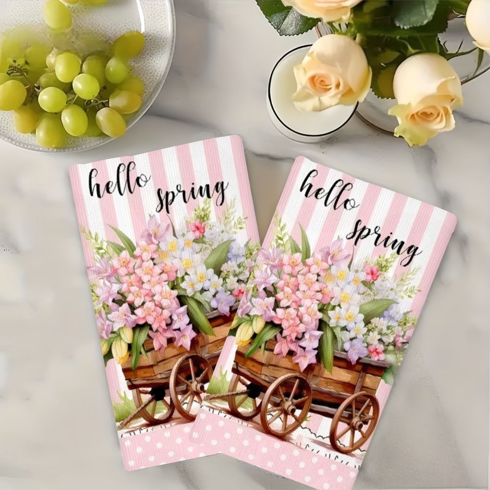 Lot de 2 serviettes de cuisine - Kitchen Baking Cart avis et prix