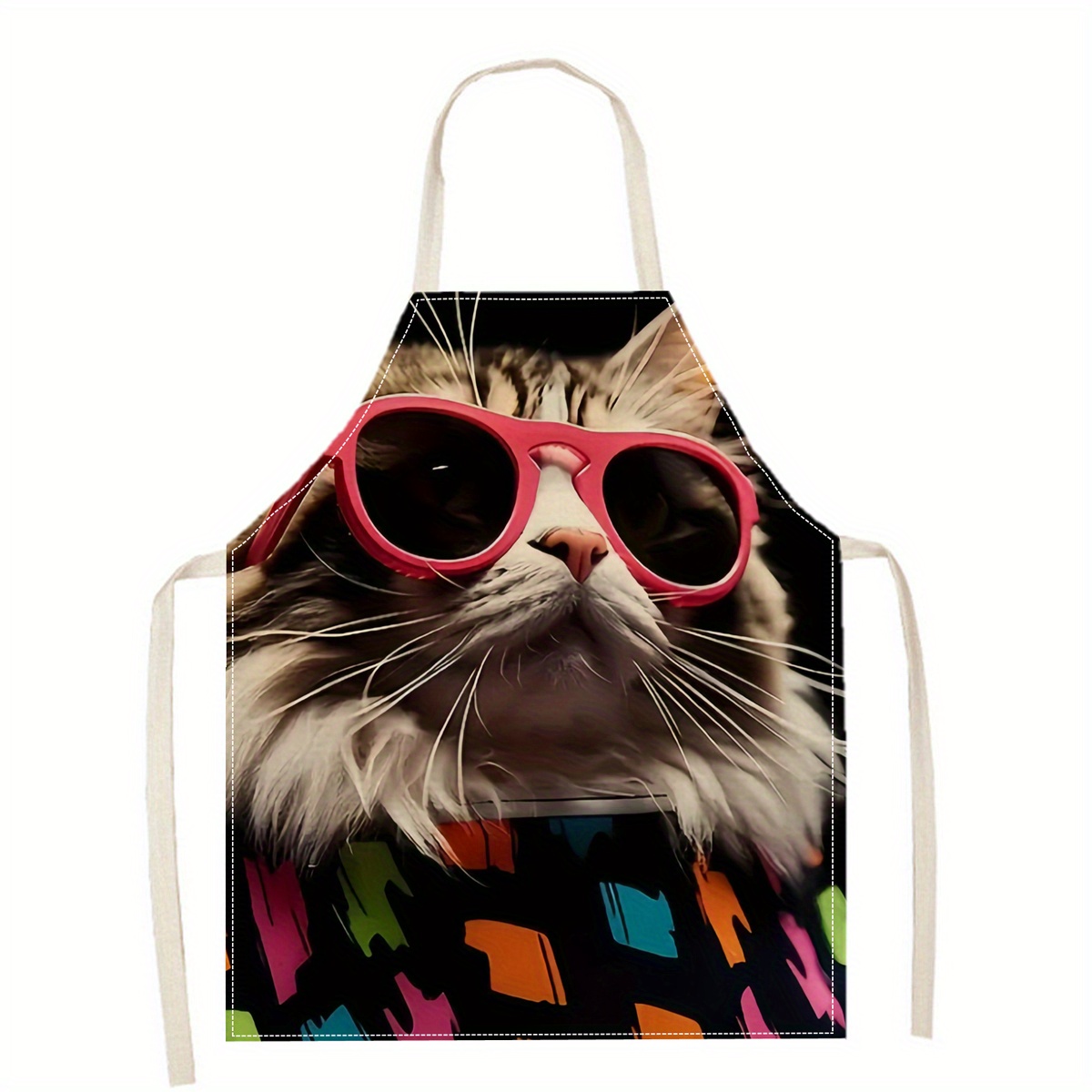 Tablier en lin amusant avec im - Kitchen Baking Area Ideas avis et prix